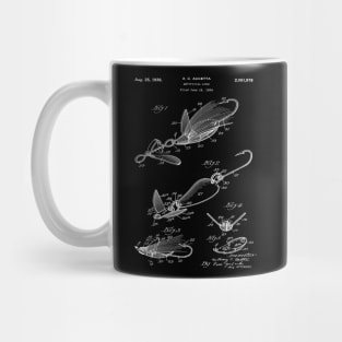 1936 Fishing Lure Patent Blueprint Mug